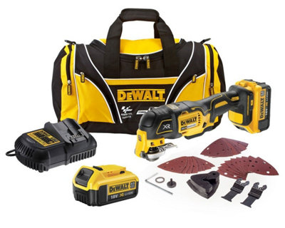 Dewalt DCS355M2 18v XR Cordless Brushless Oscillating MultiTool + 2 x 4.0Ah Batt
