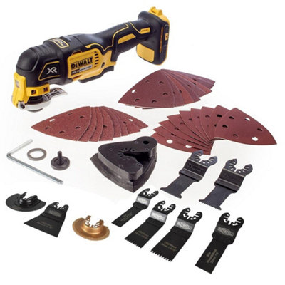 Dewalt DCS355N 18v XR Brushless Oscillating Multi Tool Bare 36 Accessories
