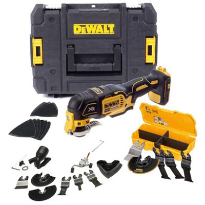 Dewalt DCS355N 18v XR Brushless Oscillating Multi Tool Tstak + 40 Accessory Kit