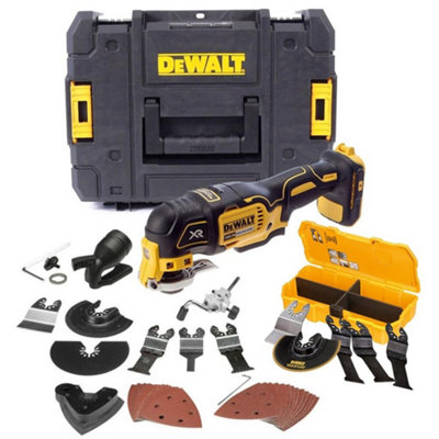 Dewalt DCS355N 18v XR Brushless Oscillating Multi Tool Tstak + 40 Accessory Kit