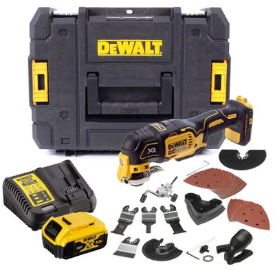 Dewalt DCS355P1 18v XR Brushless Oscillating Multi Tool + 35 Accessory Kit 5.0AH