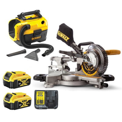 Dewalt cordless deals mitre saw 184mm