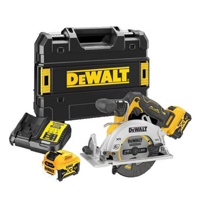 DeWalt DCS512P2 12v 140mm XR Brushless Circular Saw - 2 X 5.0ah + Tstak Case