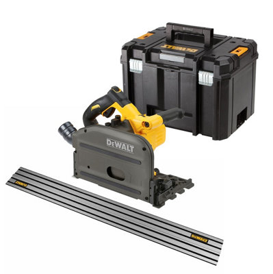 Dewalt DCS520NT 54v XR FLEXVOLT Cordless Plunge Saw Bare Tool + 1.5m Guide Rail