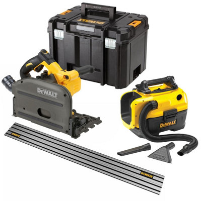 Dewalt DCS520NT 54v XR FLEXVOLT Cordless Plunge Saw Bare Tool + TSTAK Case + VAC