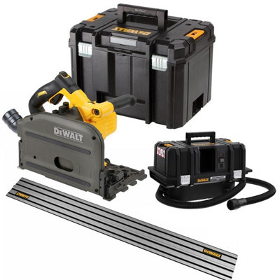 Dewalt DCS520NT 54v XR FLEXVOLT Cordless Plunge Saw Bare TSTAK Case DCV586M Vac