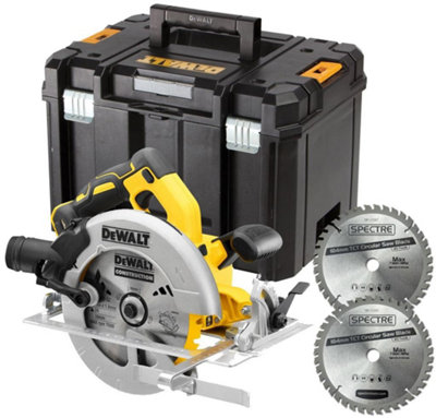 DeWalt DCS570N 18v Brushless XR 184mm Circular Saw Bare + TSTAK + 2 Extra Blades