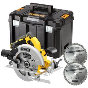 DeWalt DCS570N 18v Brushless XR 184mm Circular Saw Bare + TSTAK + 2 Extra Blades