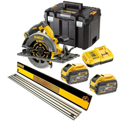 Dewalt DCS576X2 54v XR Flexvolt Circular Saw 190mm 1.5M Guide Rail 2 x 9ah