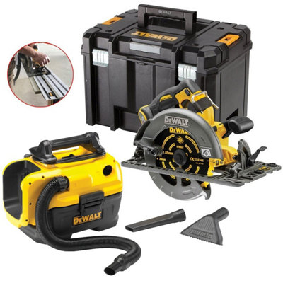 DeWalt DCS579N 54v 190mm XR FlexVolt Circular Saw Tstak + DCV584 Vacuum L-CLASS