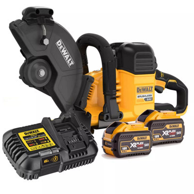 Dewalt DCS691X2 54v XR Flexvolt Cut Off Saw 230mm Wireless - 2x 9ah