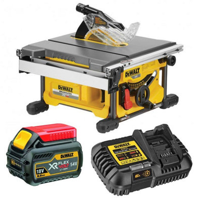 Dewalt DCS7485T1 54v XR FlexVolt Portable Table Saw Cordless 1 x 6.0ah Battery