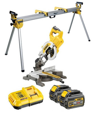 Dewalt DCS777T2 XR 54v Flexvolt Cordless 216mm Mitre Saw 2 x 6.0ah