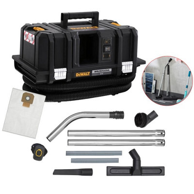 Dewalt DCV586MN Cordless XR FLexvolt M-Class Dust Extractor Wet Dry Vacuum + Kit