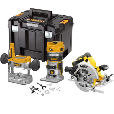 Dewalt DCW604N 18v XR Brushless Router Trimmer Plunge Base+ DCS570N ...