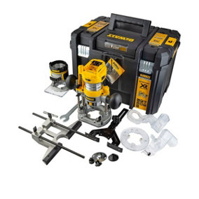 Dewalt DCW604NT 18v XR Brushless Laminate Trimmer 1/4" Router + Plunge Base Case