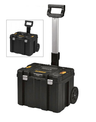 Dewalt DEW181682 TStak Rolling Mobile Tool Storage Box + Open Tote
