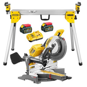 Dewalt DHS780T2 XR 2 X 54v Flexvolt Cordless 305mm Mitre Saw + DE7033 Leg Stand