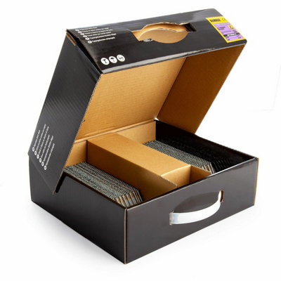 1000 X 90mm Galvanised Smooth Ring Framing Nails,Clipped D-Head, For DEWALT 18v Cordless DCN692