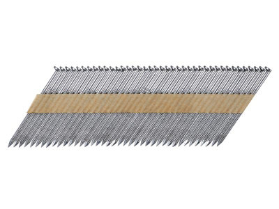 DEWALT DNPT28R63G12Z DNPT28R63 Galvanised 33 Angle Ring Shank Nails 2.8 x 63mm Pack 2200 DEWDNPT28R63