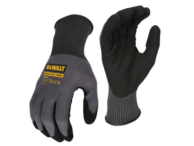 Dewalt DPG72L EU Coated Grip Gloves - L Size 9 DEWDPG72L