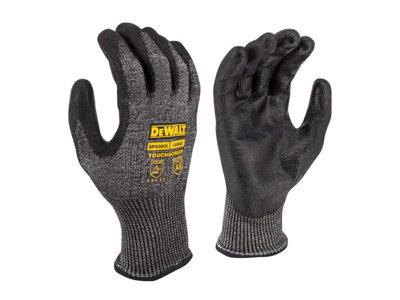 DEWALT DPG860L EU Cut D Touchscreen Gloves - L (Size 9) DEWDPG860L