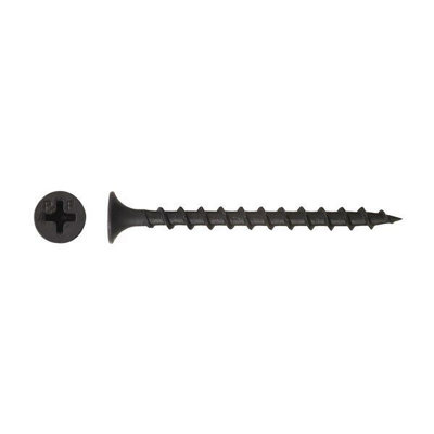 DeWalt Drywall Loose Coarse Thread Screw 55mm x 3.5mm plus Bit (Pack of