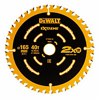 Dewalt DT10640 Circular Saw Blade 165 x 20mm x 40 Tooth Extreme Framing DCS391