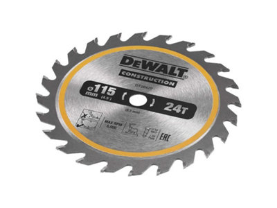 Dewalt 24 tooth circular saw outlet blade