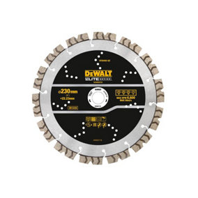 DEWALT DT20462-QZ Elite Series All Purpose Diamond Segmented Wheel 230 x 22.2mm