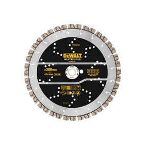 DEWALT DT20463-QZ Elite Series All Purpose Diamond Segmented Wheel 300 x 25.4mm