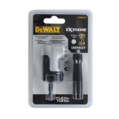 Dewalt DT20503 Ultra Compact Right Angle Drill Impact Driver Attachment ...