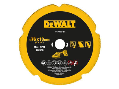 DEWALT DT20590-QZ DT20590 Diamond Multi Material Blade 75mm DEWDT20590QZ