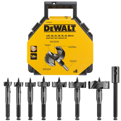 Self feed drill bit set discount