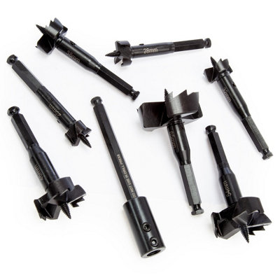 Self feed drill bit set discount