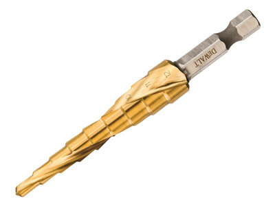 Dewalt step best sale drill bit