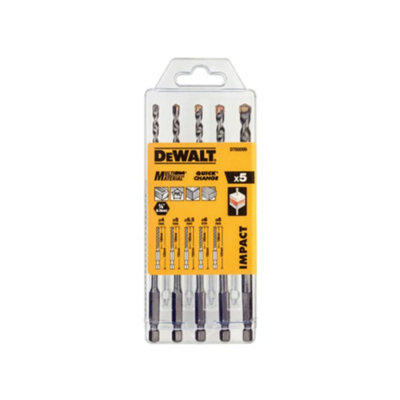 Dewalt DT60099-QZ DT60099 Extreme Impact Masonry Drill Bit Set 5 Piece DEWDT60099QZ