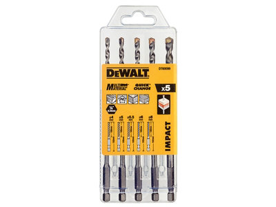 Dewalt DT60099-QZ Extreme Impact Masonry Drill Bit Set 5 Piece DEWDT60099QZ