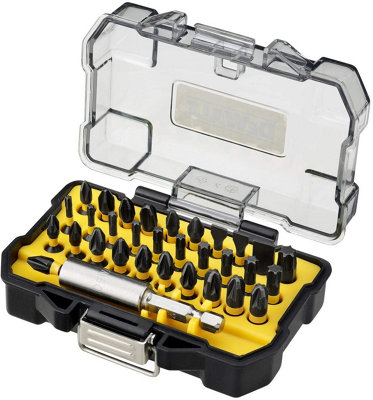 DeWalt DT70560T Black Impact Torsion Screwdriver Bit Set 32 Piece + Bit ...