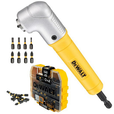 Dewalt DT70619T Right Angle Drill Attachment 33 Torsion Impact Screwdriving  Bits