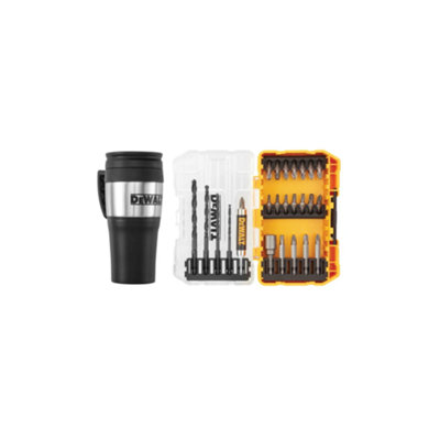 DEWALT DT70706 Drill Drive Set, 25 Piece + Mug Display of 4