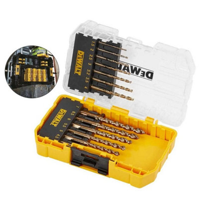 Dewalt DT70710 13 Piece EXTREME 2 HSS Metal Wood Drill Bit Set -Fits TStak Caddy