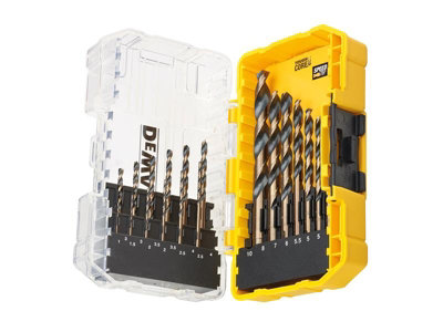 Dewalt DT70728-QZ DT70728 Black & Gold HSS Drill Set, 19 Piece DEWDT70728QZ