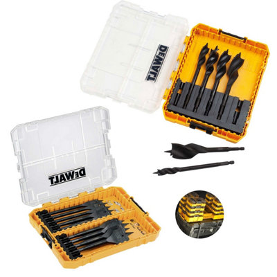 DeWalt DT70751 Extreme Flat Wood Spade Bit Set 9 Piece & 6 Piece Set ...
