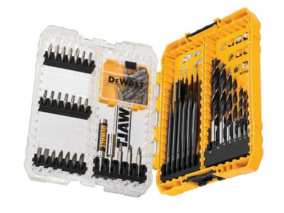 Dewalt DT70758 Extreme 57 Pc Screwdriver + Flat Spade + Brad Point Bit Tstak Set