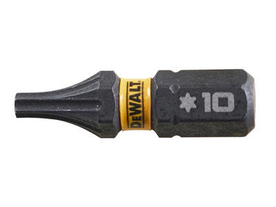 DeWalt DT7379T-QZ EXTREME FlexTORQ Screwdriver Bits T10 x 25mm x 5 DEWDT7379TQZ