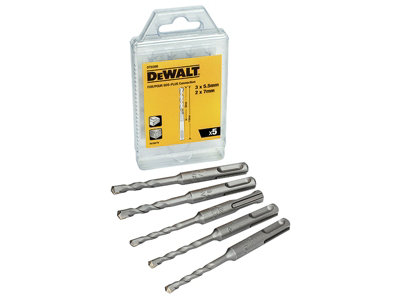 Dewalt DT9398-QZ DT9398 SDS Plus Drill Bit Set 5 Piece DEWDT9398QZ