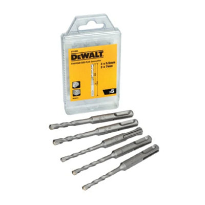 DEWALT DT9398 SDS Plus Drill Bit Set, 5 Piece