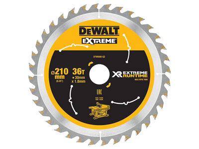 Dewalt DT99566 XR DCS7485 FlexVolt Table Saw Blade 210 x 30mm x 36 Tooth Xtreme