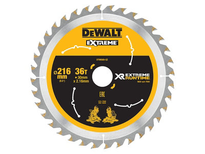 Dewalt DT99569-QZ XR FlexVolt Circular Saw Blade 216mm 36 Tooth DCS777 Mitre Saw